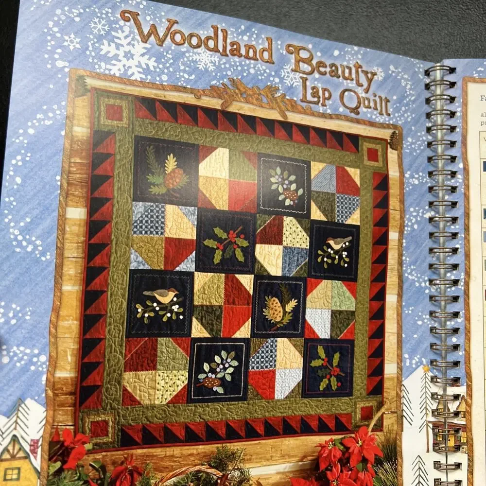 Debbie Mumm's Cozy Northwest Christmas 2003 Spiral Bound Quilting Crafts Sewing